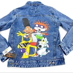 Members Only Nickelodeon Rugrats denim jacket NWT!